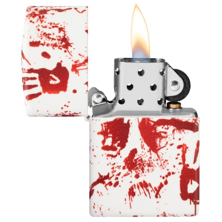 Zippo Lighter 49808 Bloody Hand Design